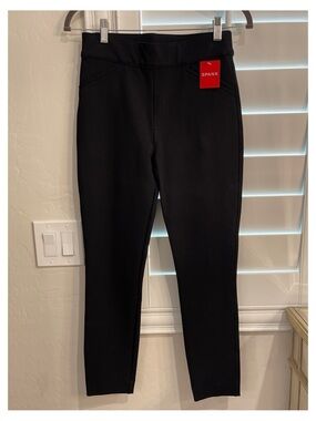 SPANX Black Straight Leg Ponte Pants